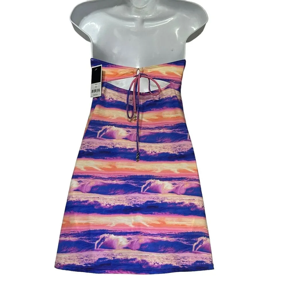 Juicy couture pink swim cover up ocean dress Size XS